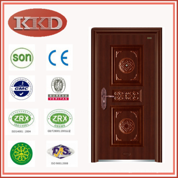 Cobre, imitando la puerta de acero de la seguridad KKD-504 para el uso Exterior